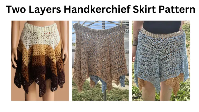 How to crochet a long skirt for beginners