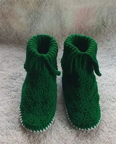 crochet adult boots pattern