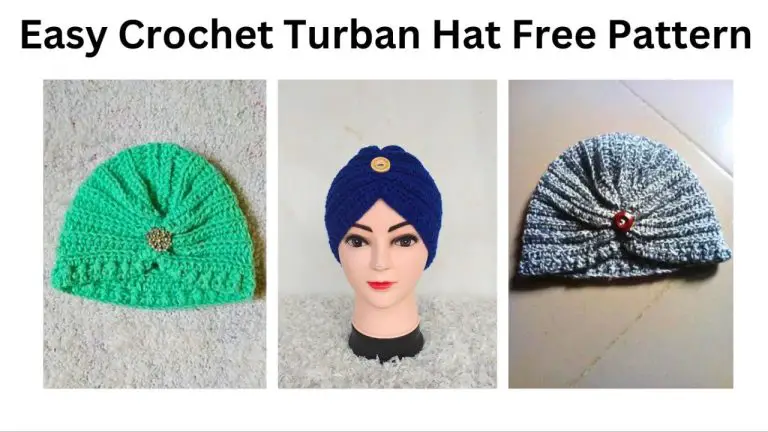 crochet baby turban