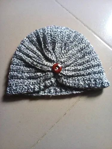 crochet baby turban