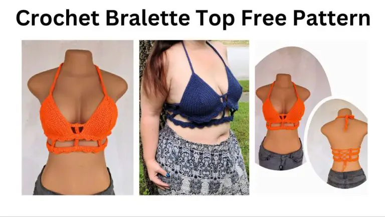 crochet bralette top