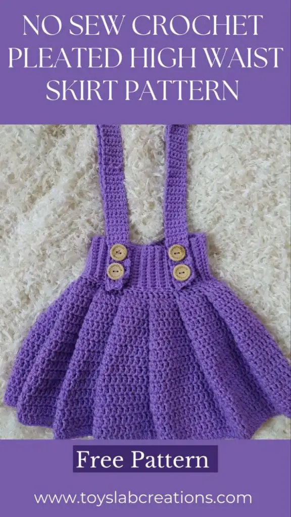 crochet high waist skirt pattern
