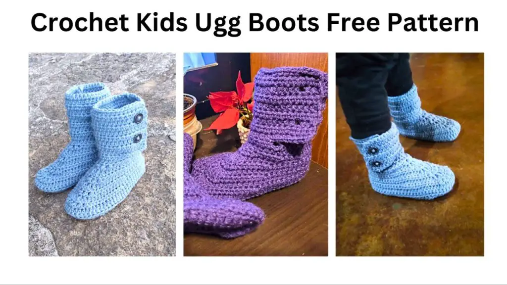 crochet kids ugg boots patterns