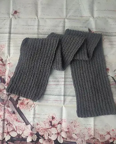 crochet ribbed scarf patterns