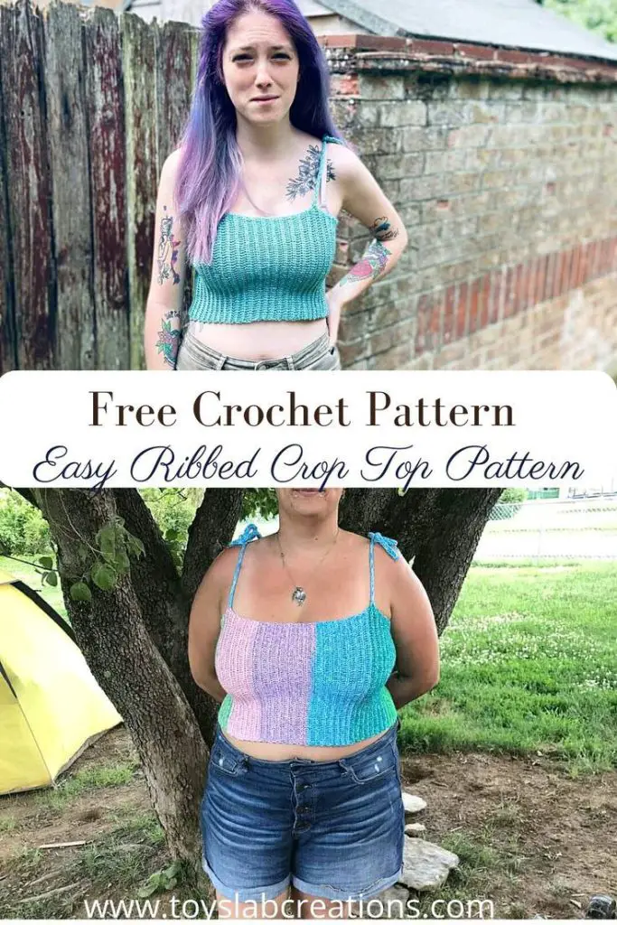 easy crochet ribbed top