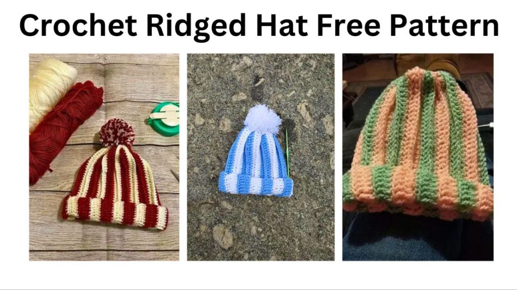 easy crochet ridged hat