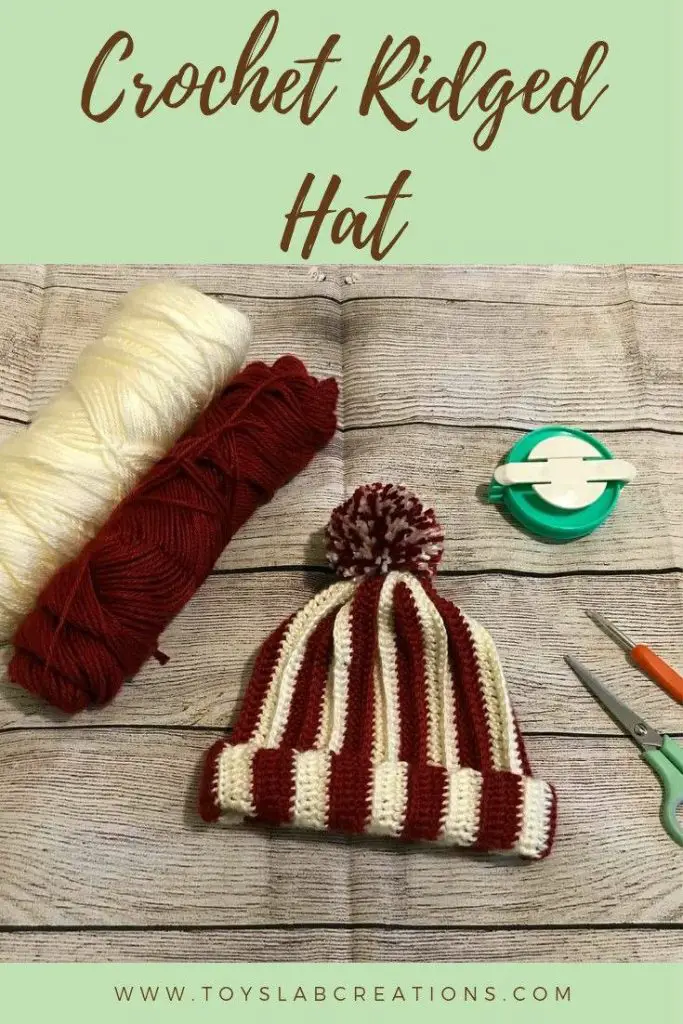 fast and easy crochet ridged hat