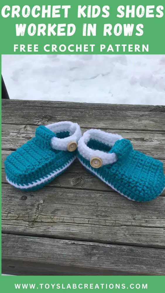 crochet shoes for kids pattern
