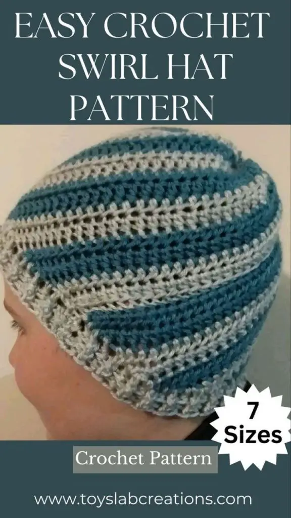 easy crochet swirl hat