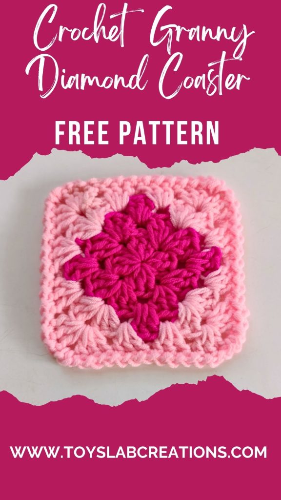 How to crochet a coaster for beginners