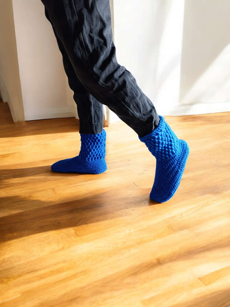 Crochet slippers patterns free easy one piece