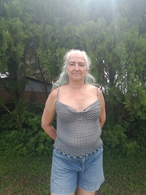 Crochet cowl Neck top pattern