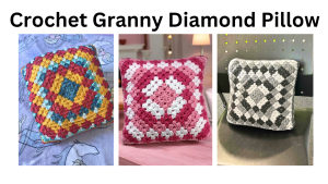 Free crochet granny square pillow pattern free