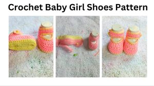 easy Crochet Baby Girl shoes