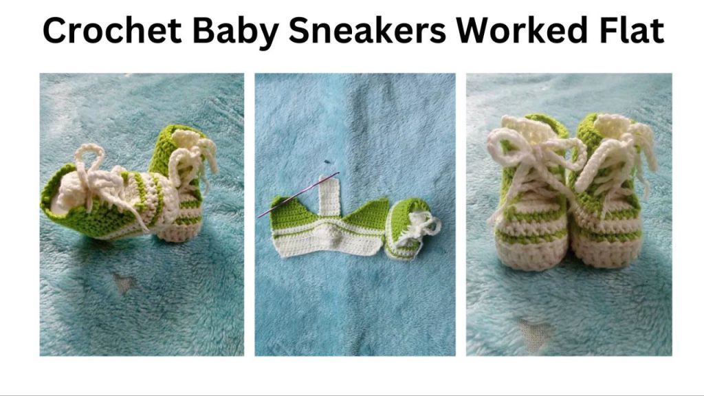 crochet baby sneakers