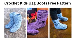 easy crochet kids ugg boots patterns
