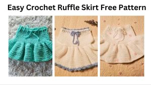 easy crochet ruffle skirt