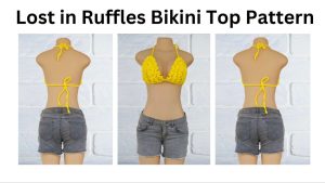easy lost in ruffles bikini top