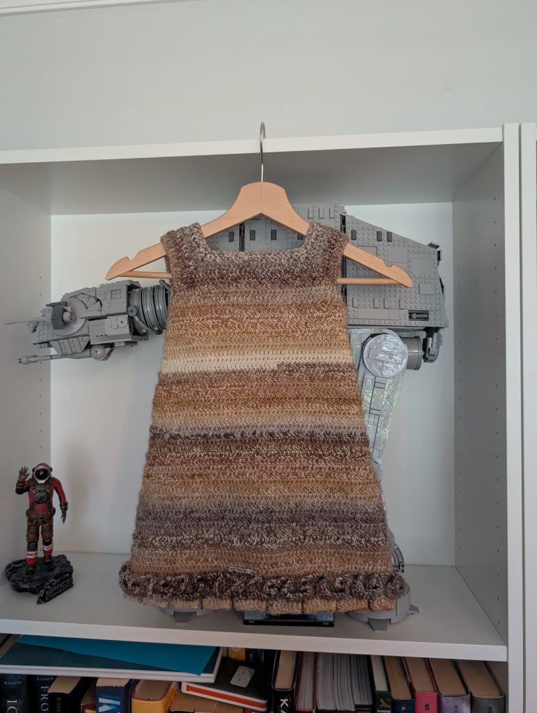 easy Crochet baby A line dress free pattern